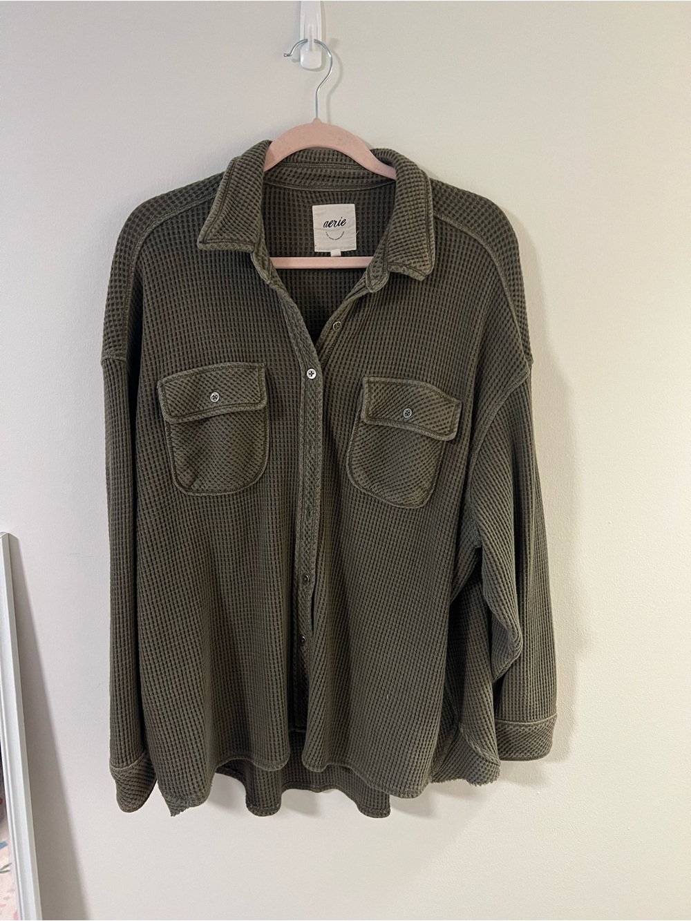 Aerie Lumberjane Waffle Shirt